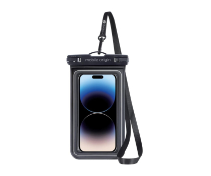 Etui / obudowa na smartfona Mobile Origin Waterproof floating case 6,8" black/white